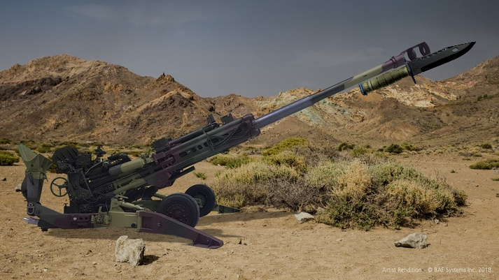 New Artillery Bayonet designed for “close quarters combat”, Massively Overbudget and Delayed by BAE Systems